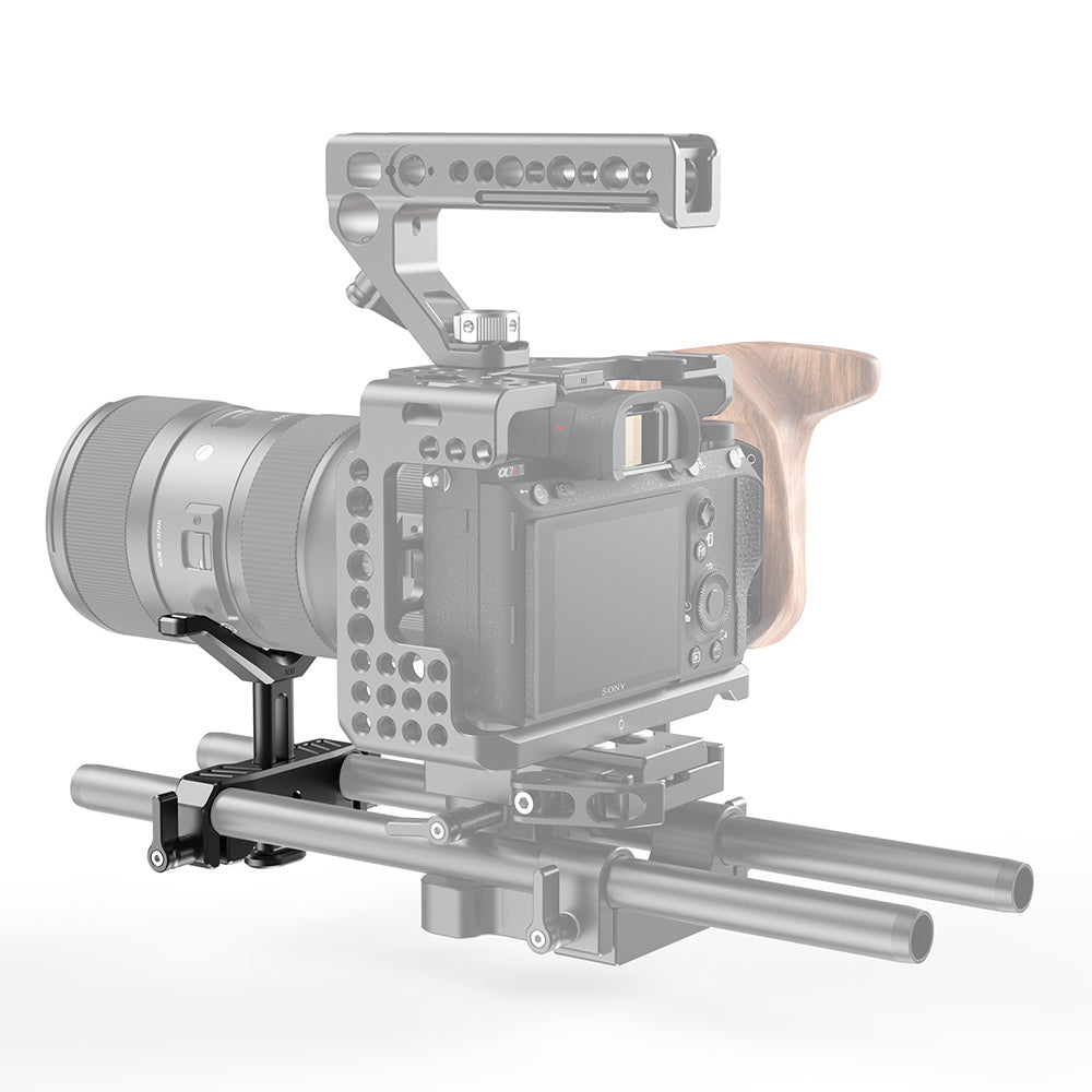 SmallRig BSL2680 Objektivstütze – für 15 mm LWS-Rods – Schwarz