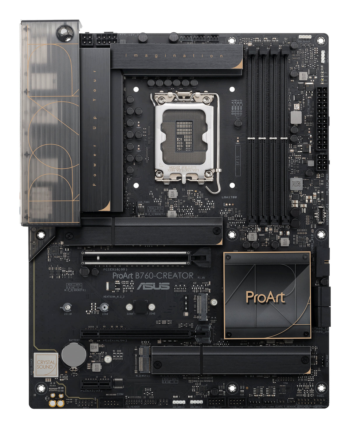 Asus ProArt B760-CREATOR – ATX Mainboard, Intel B760, LGA 1700, DDR5, 3× M.2, 4× SATA III