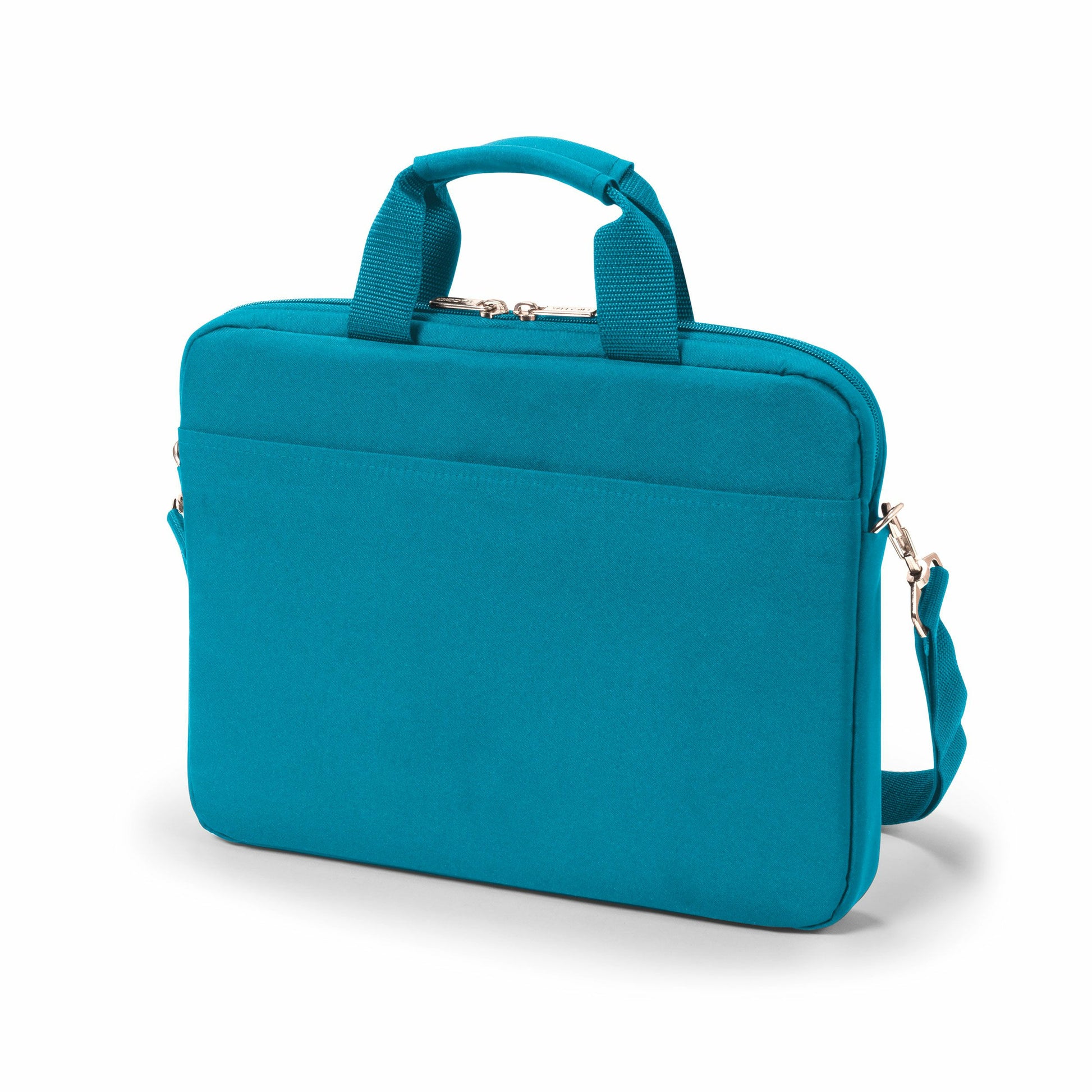 DICOTA Notebook-Tasche bis 14,1" – Handgriff, abnehmbarer Schultergurt – Blau