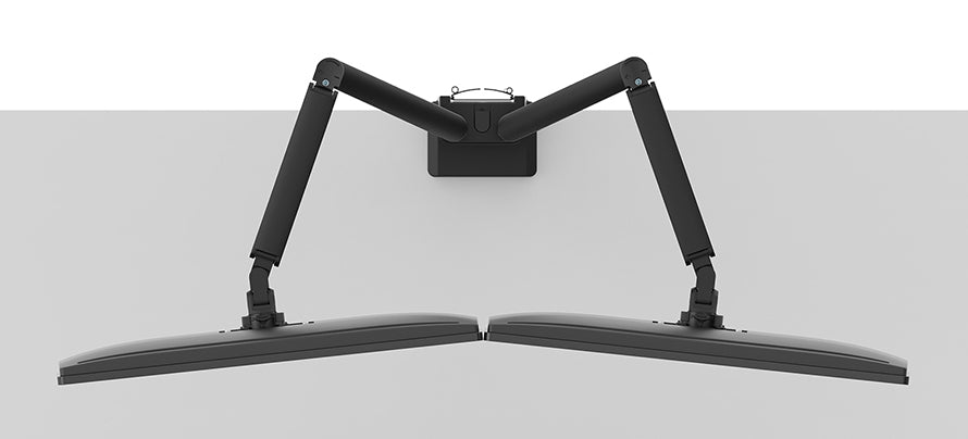 Neomounts Ds70-250Bl2 – Monitorarm, Dual, bis 32", VESA 75 × 75/100 × 100 mm, 9 kg, schwarz