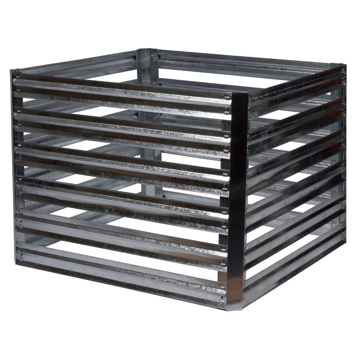 Dobar Komposteimer Muck – 500 l – Stahl (galvanisiert) – Schwarz – Wetterfest