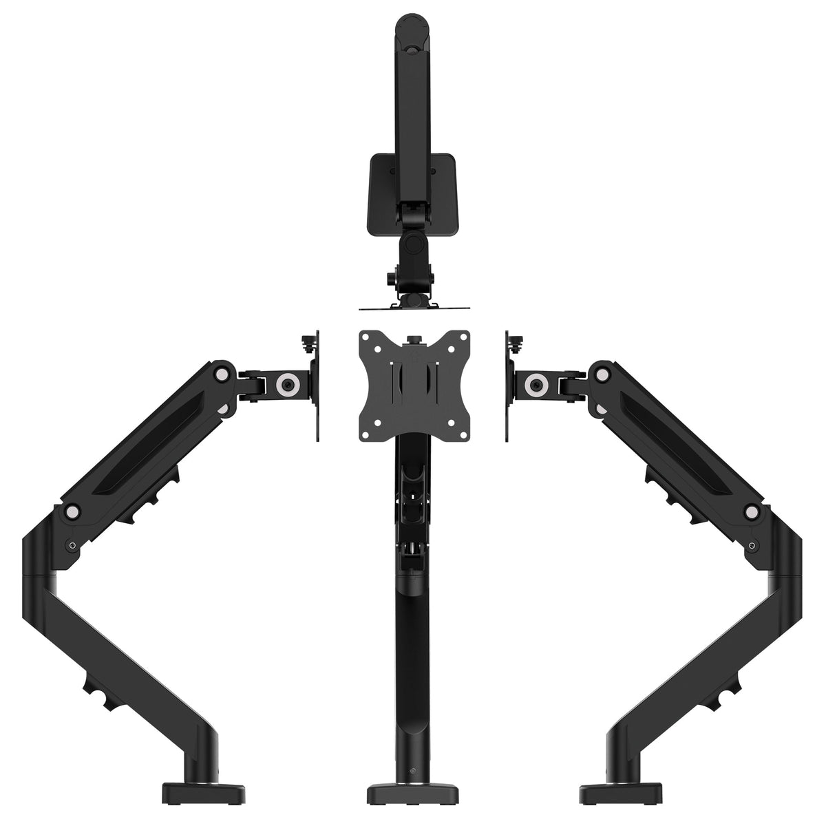 j5create Monitorarm Tischhalterung – Klemme/Durchführung – 17–32" – VESA 75×75/100×100 mm – bis 8 kg/Monitor