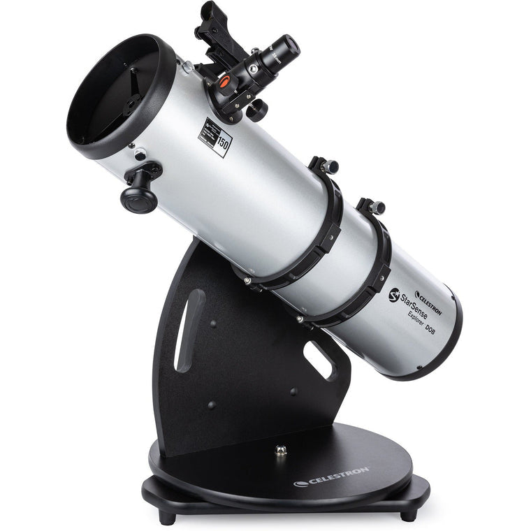 Celestron SSE 150mm Tabletop Dobson – Spiegelteleskop, 150 mm Öffnung, 750 mm Brennweite, f/5, Schwarz/Silber