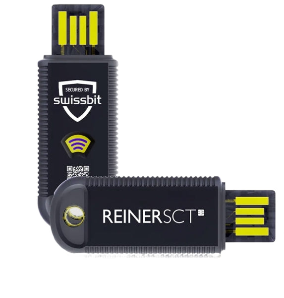 Reiner SCT Authentifizierer FIDO Stick Pro – für CCID-Smartcard, 18,5×51,5×6 mm, schwarz