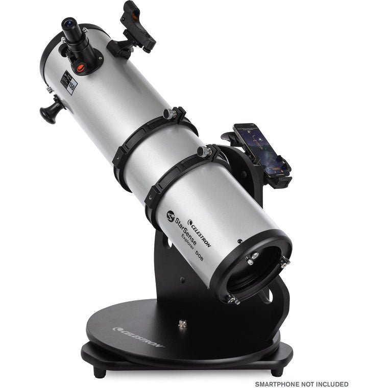 Celestron SSE 150mm Tabletop Dobson – Spiegelteleskop, 150 mm Öffnung, 750 mm Brennweite, f/5, Schwarz/Silber