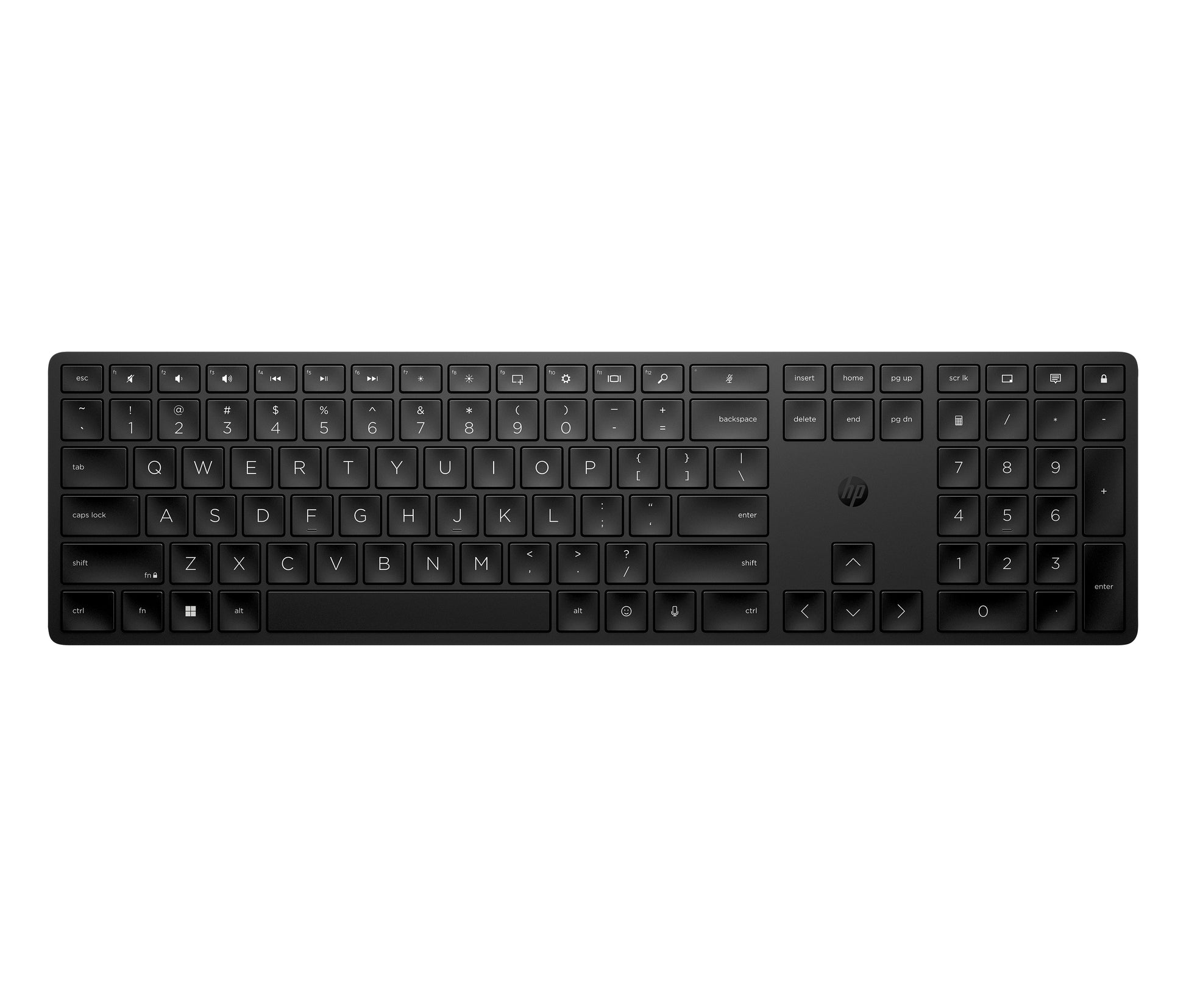 HP 455 – Tastatur – Membran, 2,4 GHz – Schwarz
