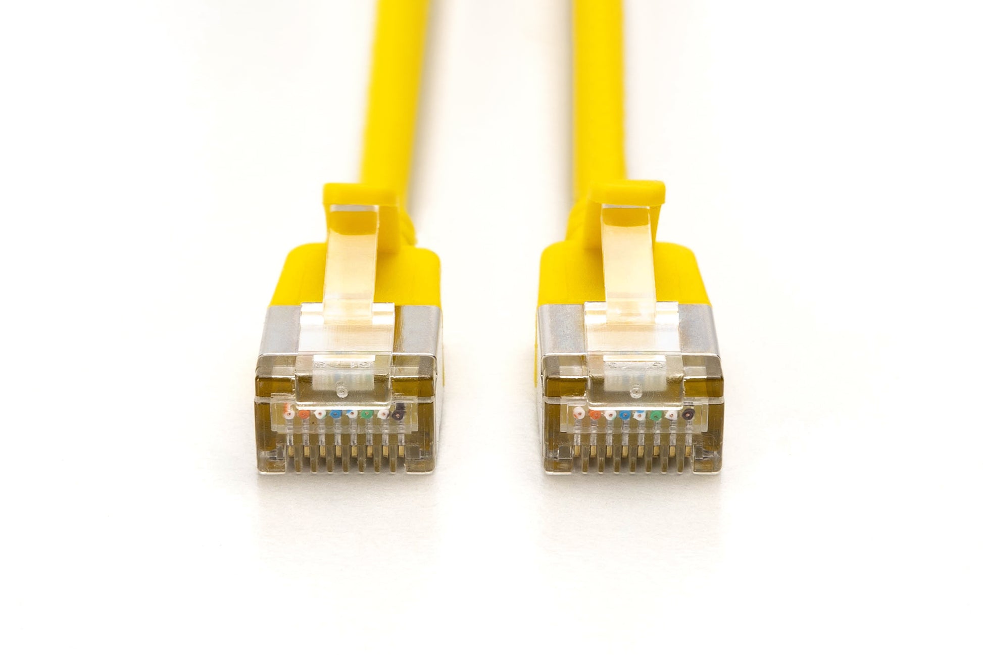 Digitus CAT 6A Patchkabel – 5 m, Gelb, Slim, geschirmt, LSZH