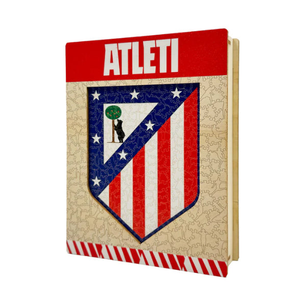 Iconic Puzzles Atletico Madrid - Logo - Logikspiel, 1 Spieler, ab 14 Jahren