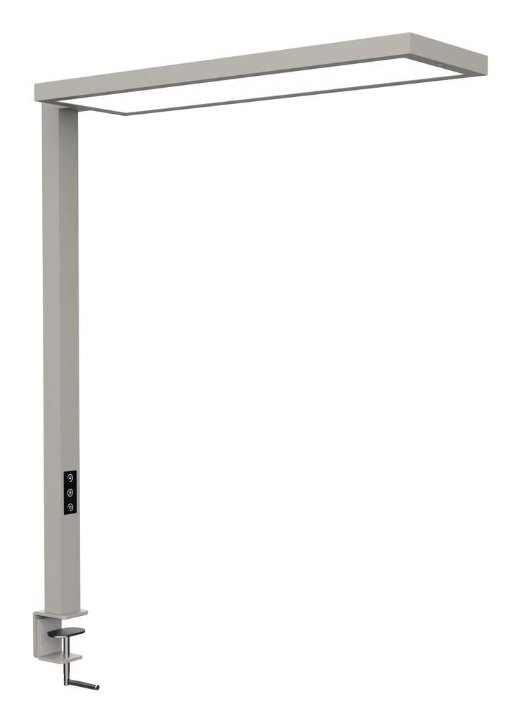 MAUL LED-Stehleuchte Senja – dimmbar – 2700–5700 K – 15'150 lm – Silber Aluminium