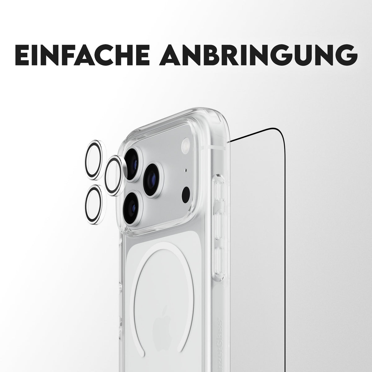 PanzerGlass Displayschutz (Panzerglas), Kratzresistent – für iPhone 18 Pro – 3er-Pack