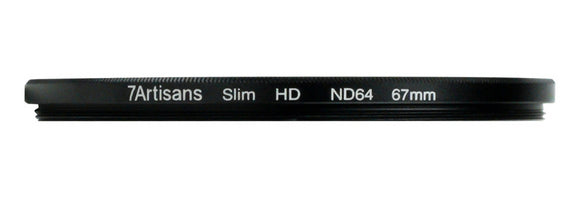 7Artisans ND64 Neutraldichtefilter – MRC Nano – für Objektive mit 49 mm Filtergewinde – 1er-Pack