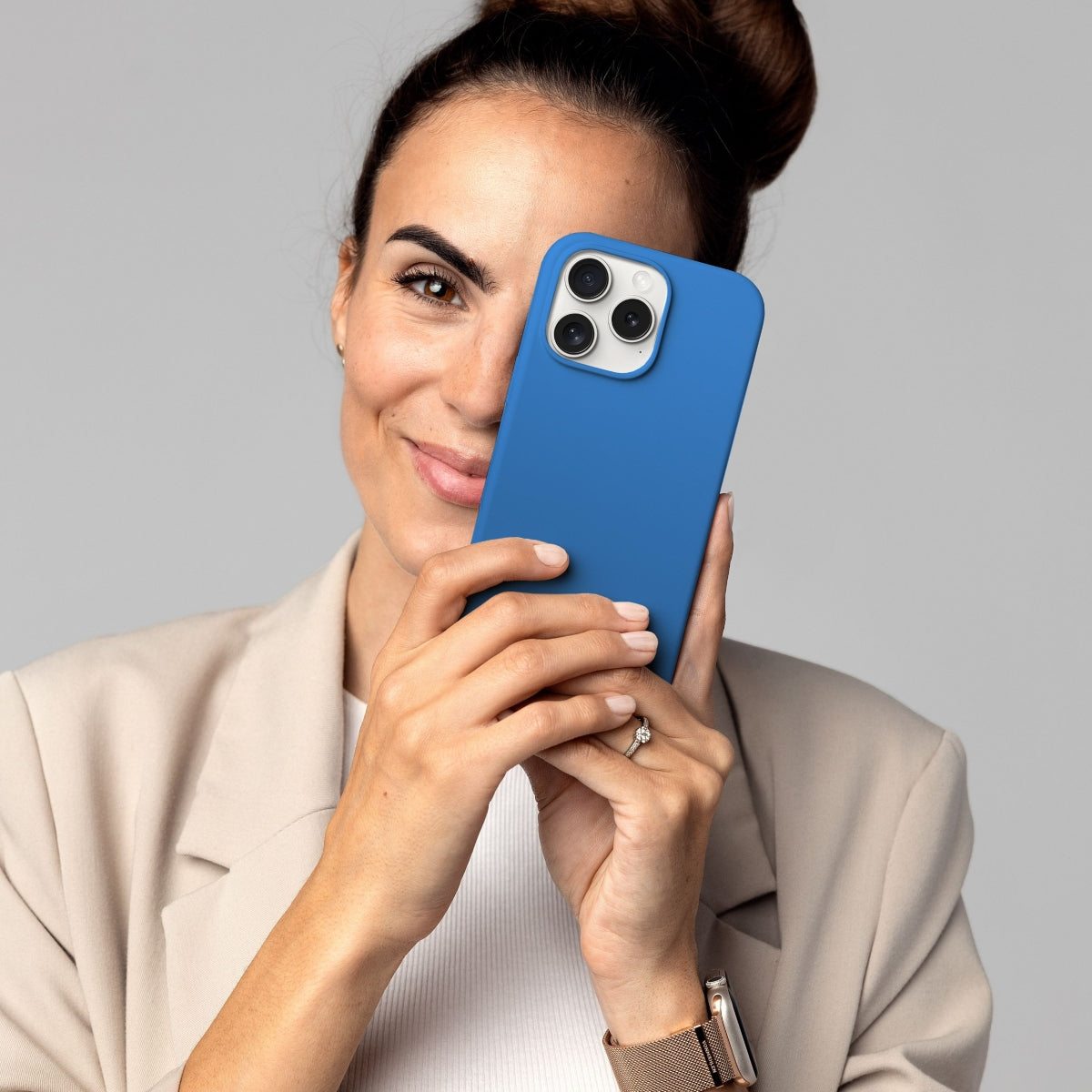 Vonmählen Soft Silikon Hülle – Rückcover – für Apple iPhone 16 Pro Max – MagSafe, Silikon, Sky Captain
