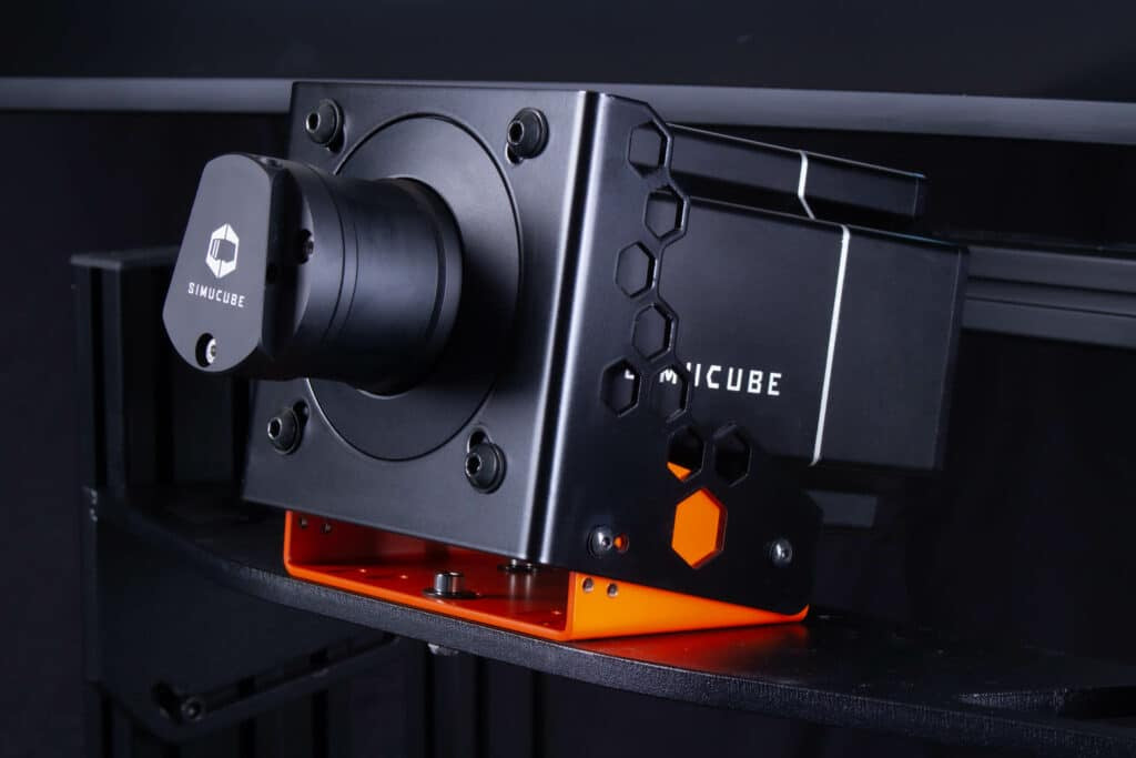SIMUCUBE SCMOUNT – Montageset – für Simucube 2 & Simucube 3, Stahl, Schwarz, Orange