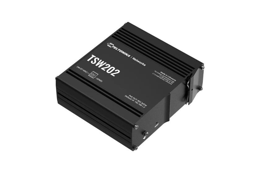 Teltonika TSW202 Switch – 8× RJ45, 2× SFP, 240 W PoE, GbE
