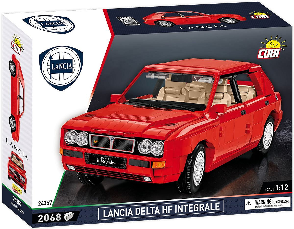 COBI Lancia Delta HF Integrale Bausteine – 33,3 × 11,5 × 45,7 cm – 2068-teilig – ab 10 J. – Kunststoff