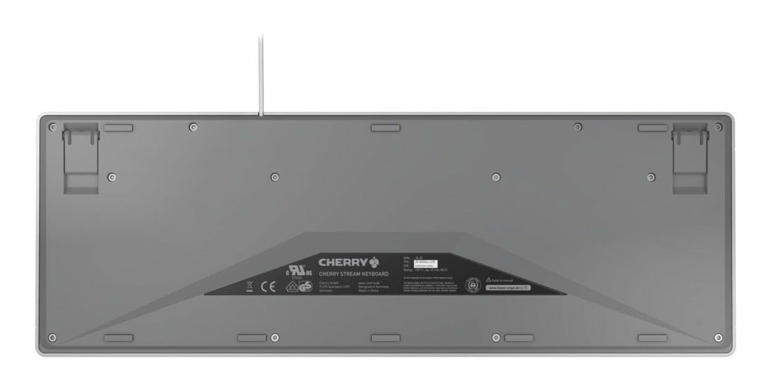 CHERRY Tastatur, kabelgebunden (USB-A), DE-Layout (DE), Fullsize (mit Ziffernblock) – für Windows