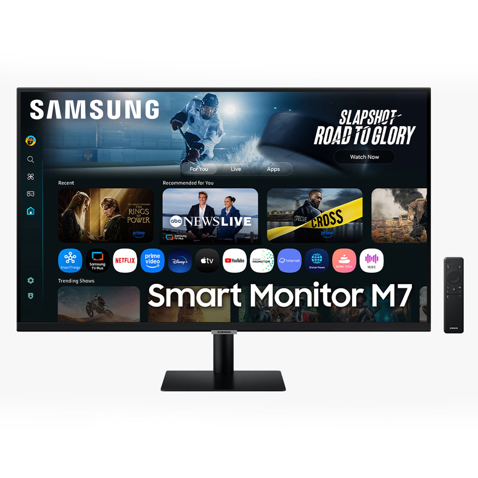 Samsung M7 M70F – Monitor, 32" 3840 × 2160 (UHD 4K), LCD, Schwarz