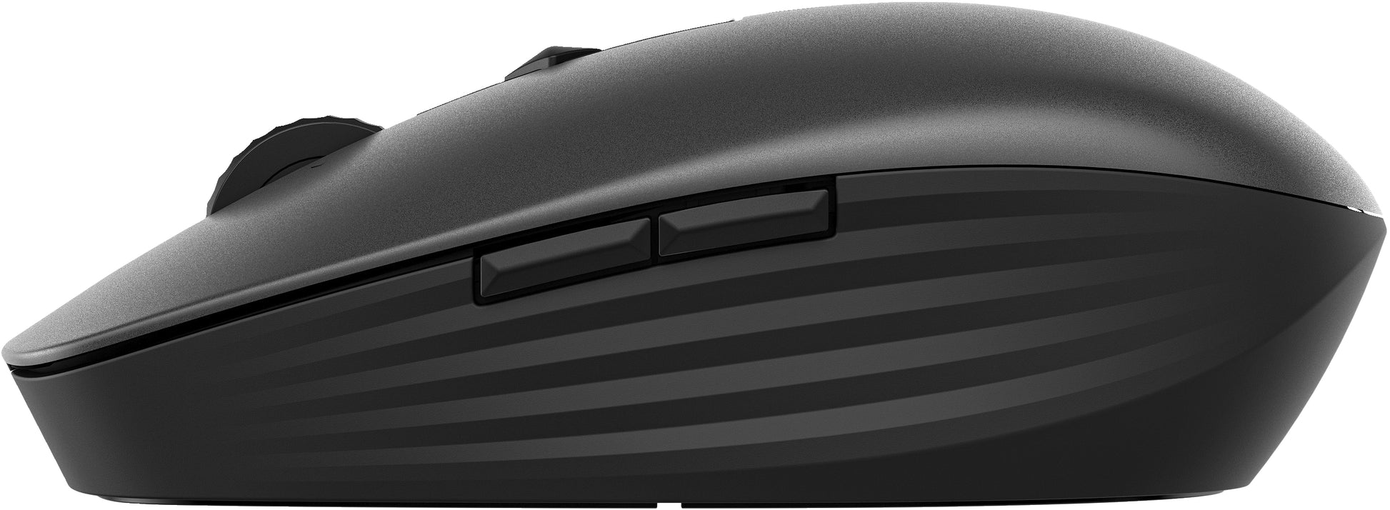 HP 710 Maus – kabellos, 3'000 dpi, 7 Tasten, beidhändig, wiederaufladbar, Silent-Tasten, schwarz