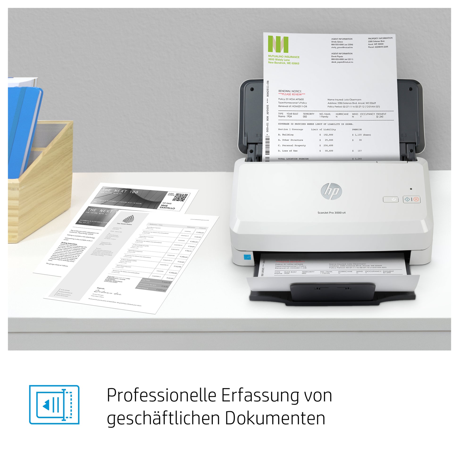 HP ScanJet Pro 3000 S4 – Dokumentenscanner