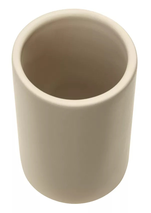 Diaqua Zahnputzbecher – Ø7,2×11 cm, Keramik, Beige