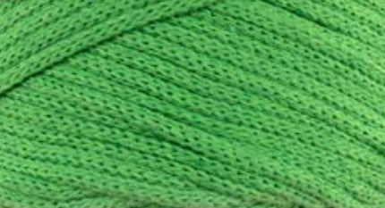 GLOREX Makramee Cotton Makramee-Kordel Neongrün – Ø 2 mm, 250 g, 225 m, 80% Baumwolle/20% Viskose