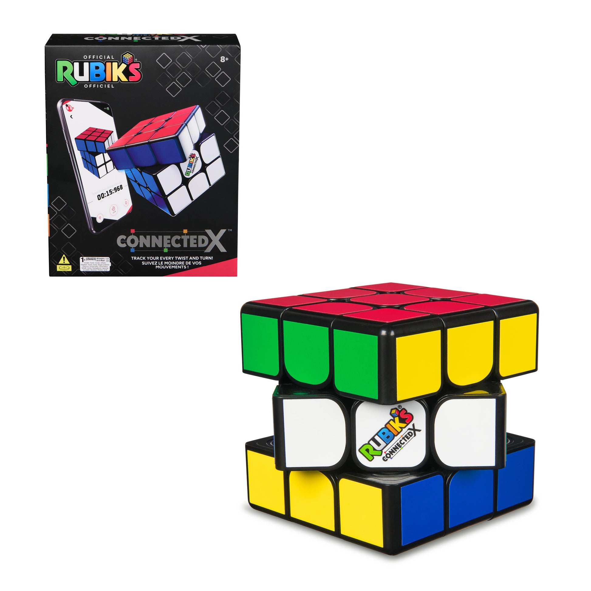 Spin Master Rubiks Connected X 3x3 3D Puzzle – ab 8 Jahren – mehrfarbig – CE