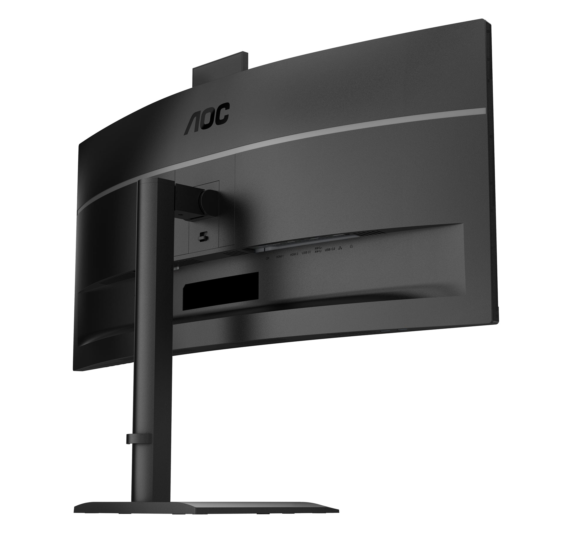 AOC E4 CU34E4CW – 34" Gebogen 1500R, 3440 × 1440 (UWQHD), VA, 120 Hz, USB-C 90 W, Webcam, KVM, LAN