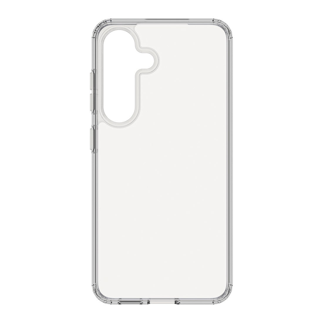 Black Rock Backcover – für Samsung Galaxy S25, PC+TPU, Transparent