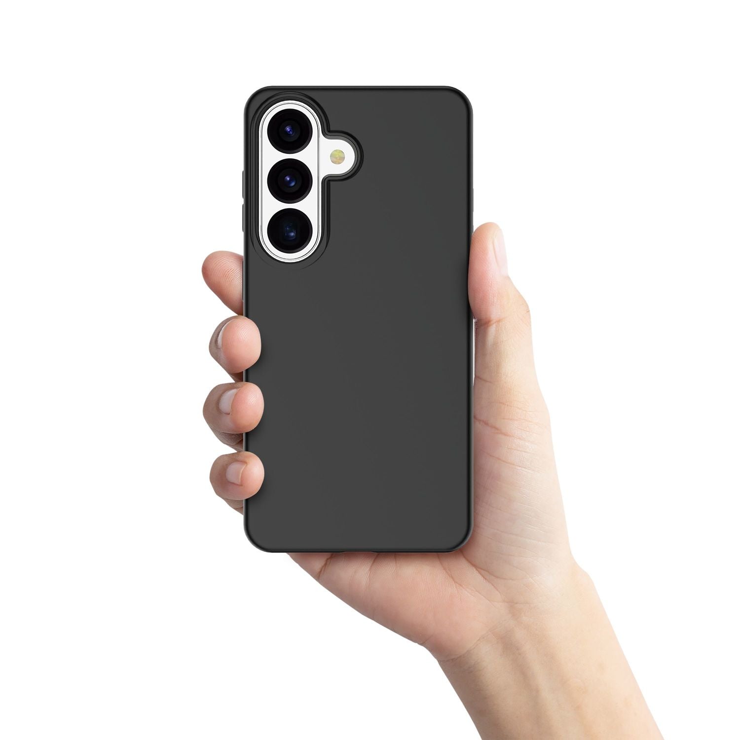 Cellularline Sensation+ Backcover – für Samsung Galaxy S26+, Silikon, Schwarz