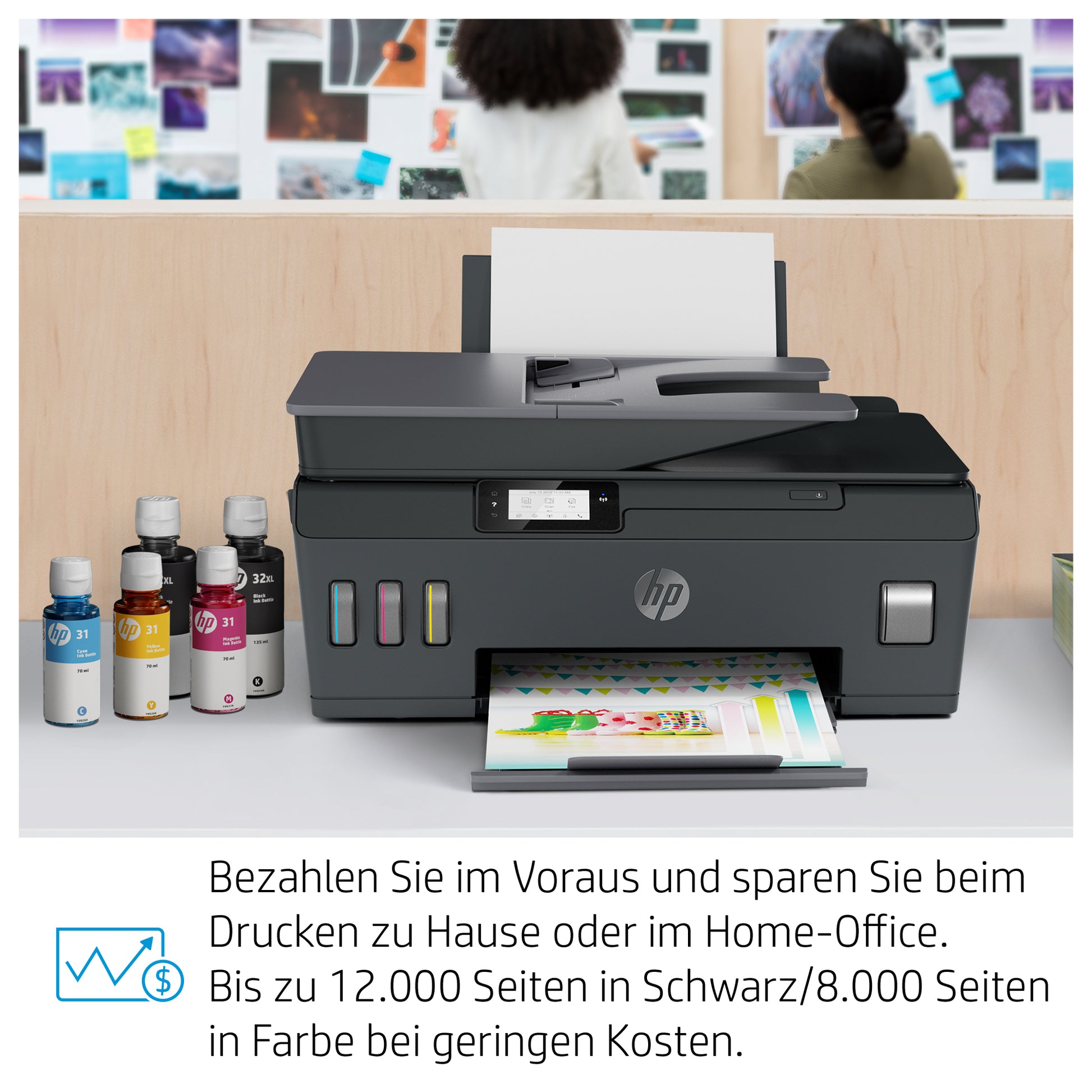 HP Epson Smart Tank Plus 570 – Farbiges Tintenstrahl-MFP A4 – ADF