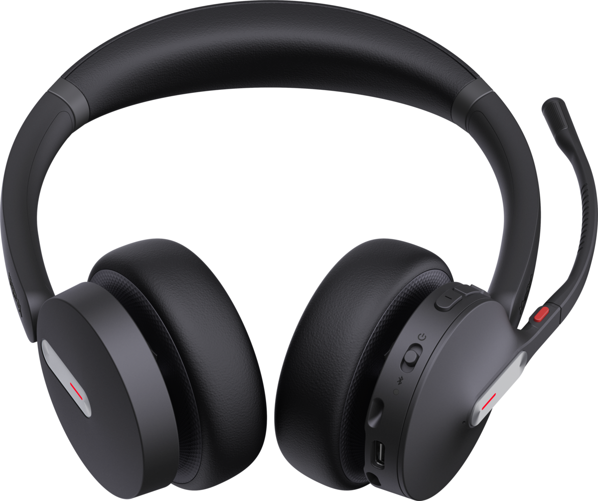 Yealink BH70 Dual – Duo Headset – Bluetooth, USB‑A/USB‑C – für Microsoft Teams – schwarz – bis 35 h