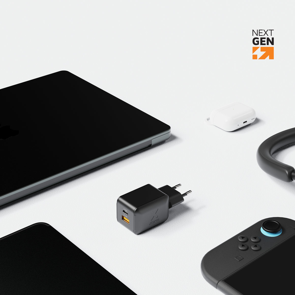 Xtorm XECNG701 USB-Ladegerät 70 W – USB-C×1, USB-A×1 – PD, QC 3.0, GaN