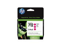 HP Tintenpatronen-Multipack 712, Magenta, 3er-Pack
