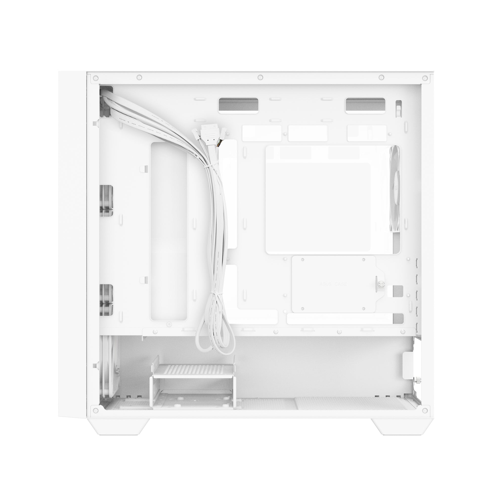 ASUS A21 PLUS – PC-Gehäuse – micro-ATX, Mini-ITX, Weiss, 3×120 mm vorne, 1×120 mm hinten, 465×220×430 mm