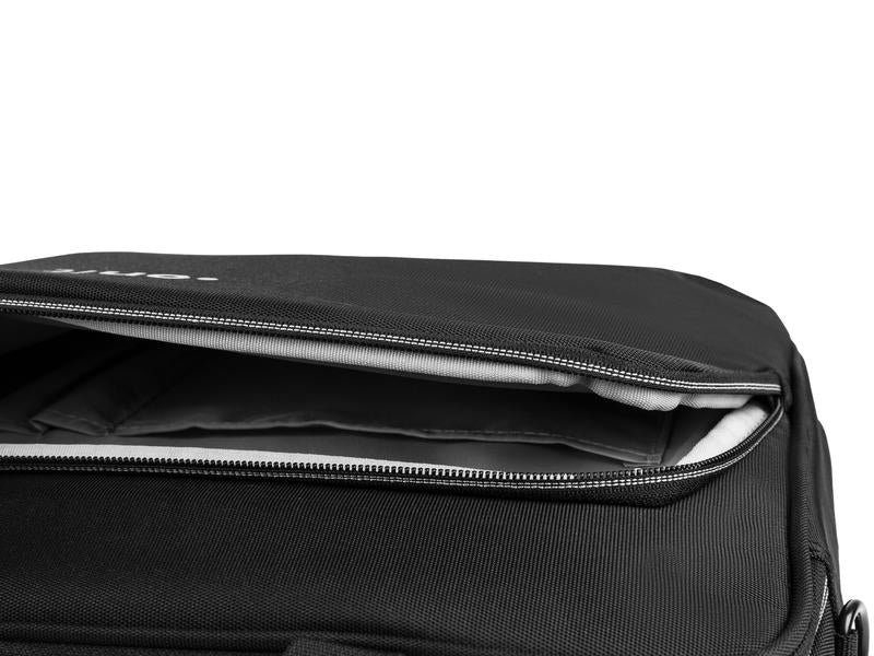 ONIT Notebook-Tasche für bis zu 14,1" – Trolley-Band, 600D rPET – Schwarz