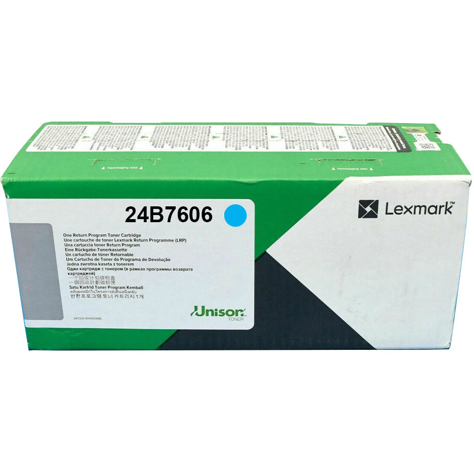Lexmark 24B7606 Cyan Toner – Original – 12'000 Seiten – für Lexmark XC9525/XC9535