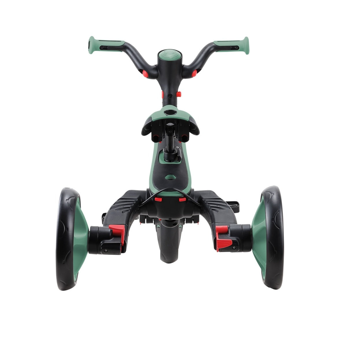 Globber Trike Explorer 4-in-1 Aufsitzlaufrad – Push & Pedal, verstellbarer Sitz, faltbar – 15 kg – Olivgrün