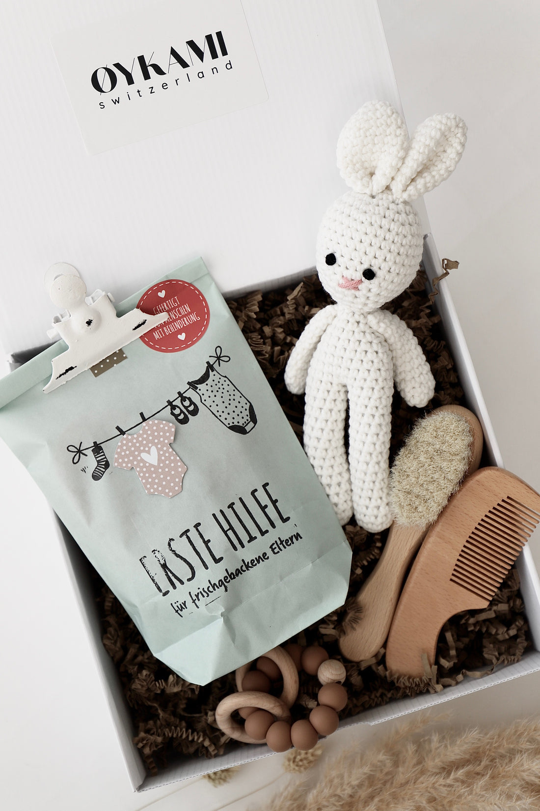 OYKAMI Geschenkbox – Magnet, Holz, Weiss