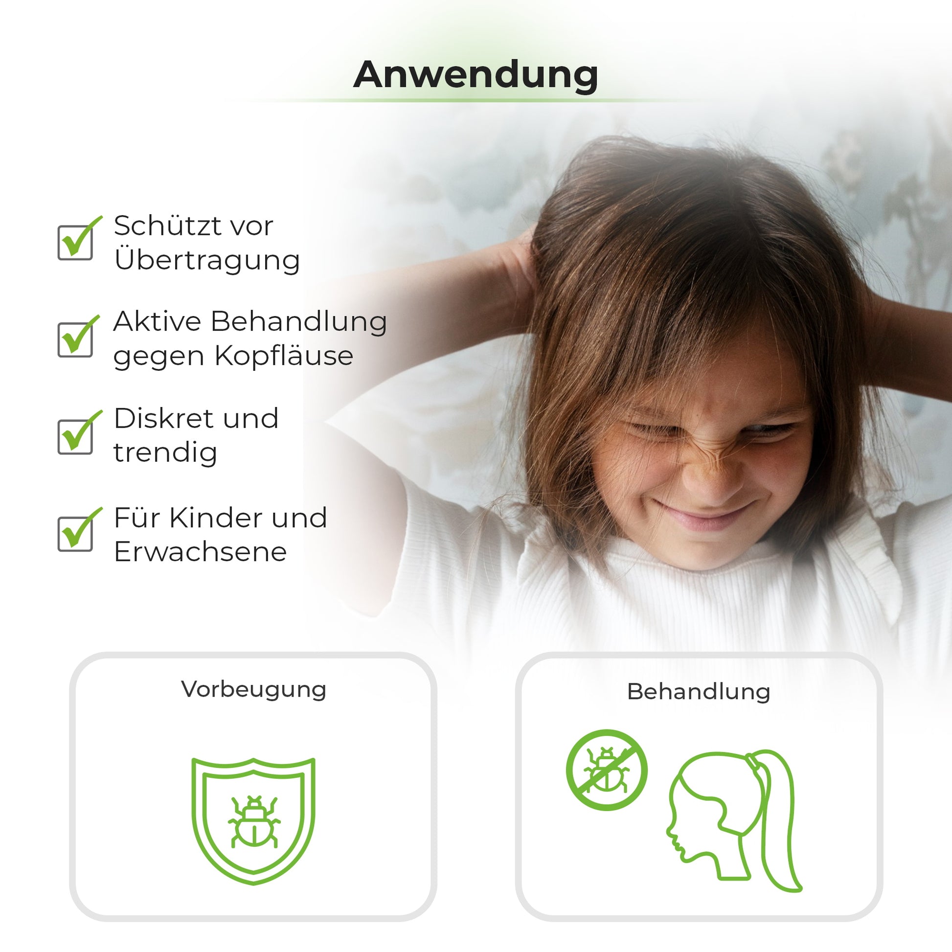 Quick Aid Anti-Läuse Haargummi – 4 Stk, pink