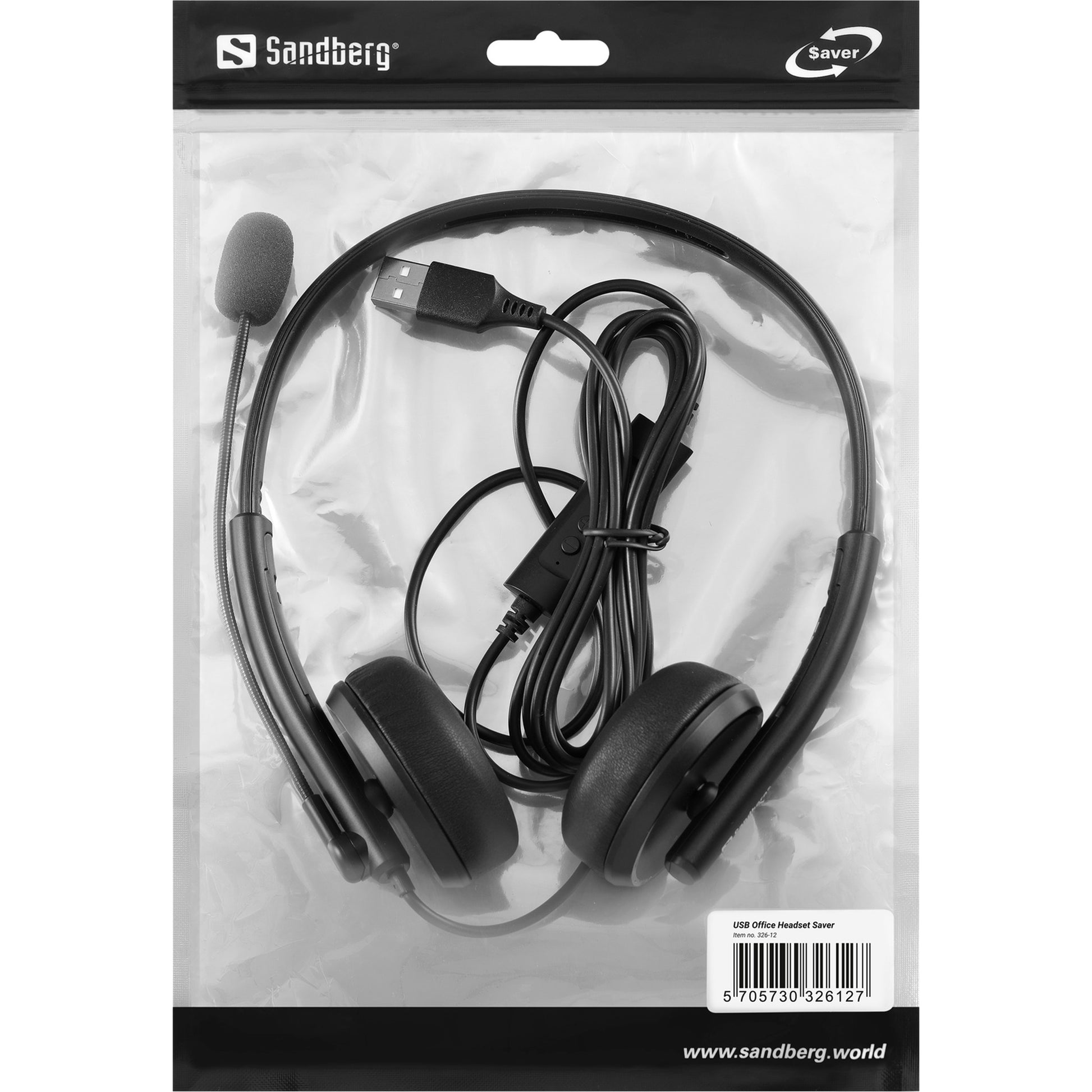 Sandberg USB Office Headset Saver – Headset – USB