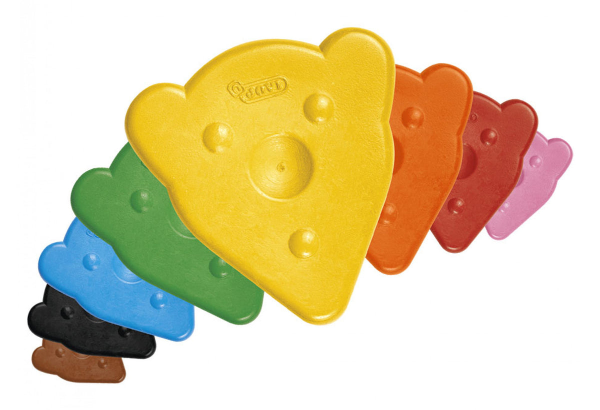 Jovi My First Crayon Wachsmalkreiden – 8 Farben, ergonomisch, Karton