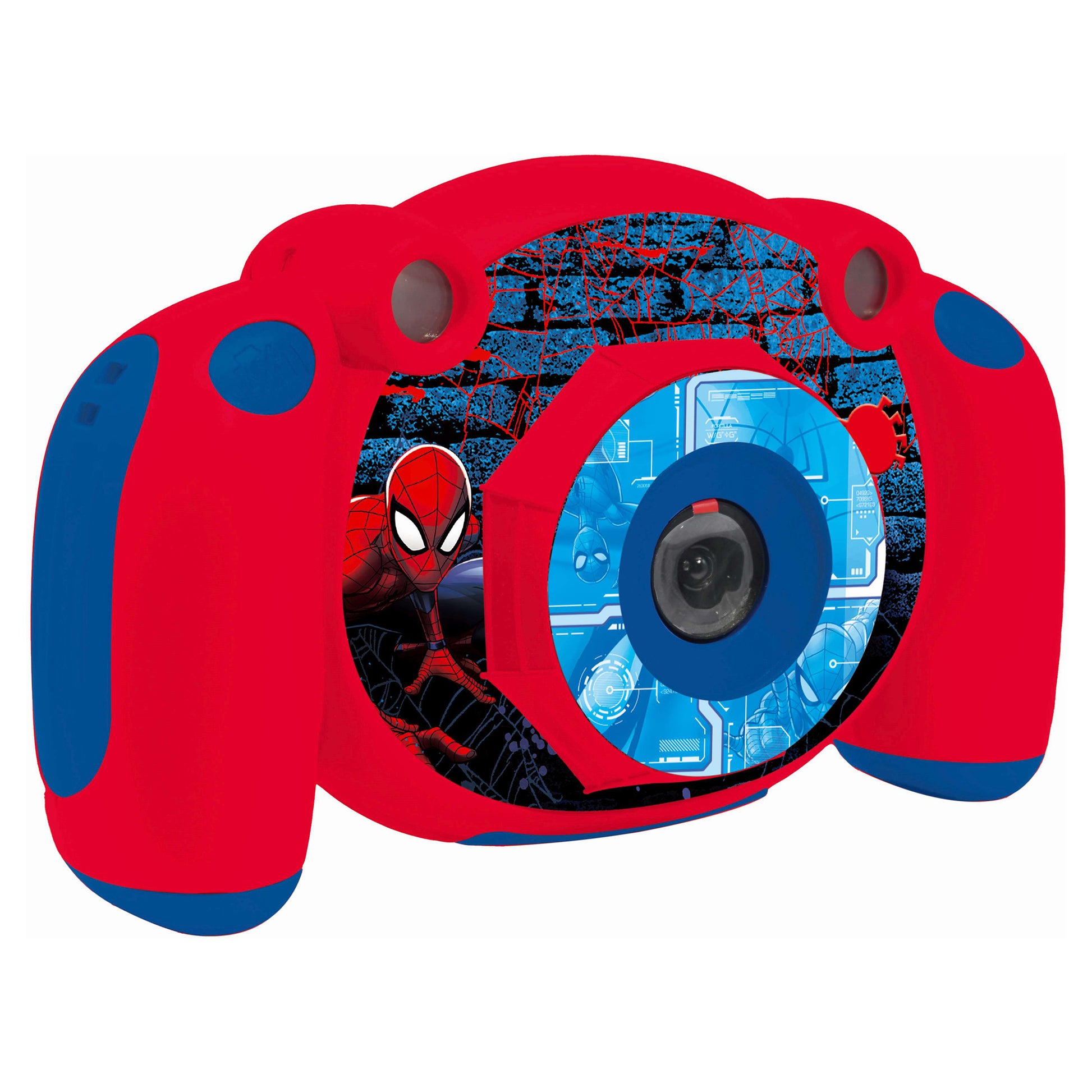 Lexibook Kinderkamera – Spider-Man – Foto & Video (Full HD) – 9 × 4,9 × 14,8 cm – 1 Stück – ab 4 J. – Blau/Rot