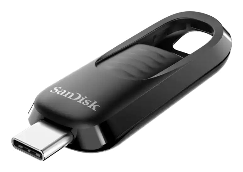 SanDisk Ultra Slider Type-C USB-Stick – 512 GB, USB 3.2 Gen 1, mit einziehbarem Stecker