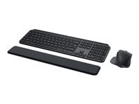 Logitech MX Keys S Combo – Tastatur- und Maus-Set – Bluetooth & 2,4 GHz – Scherenmechanik – Beleuchtet – QWERTZ (DE)