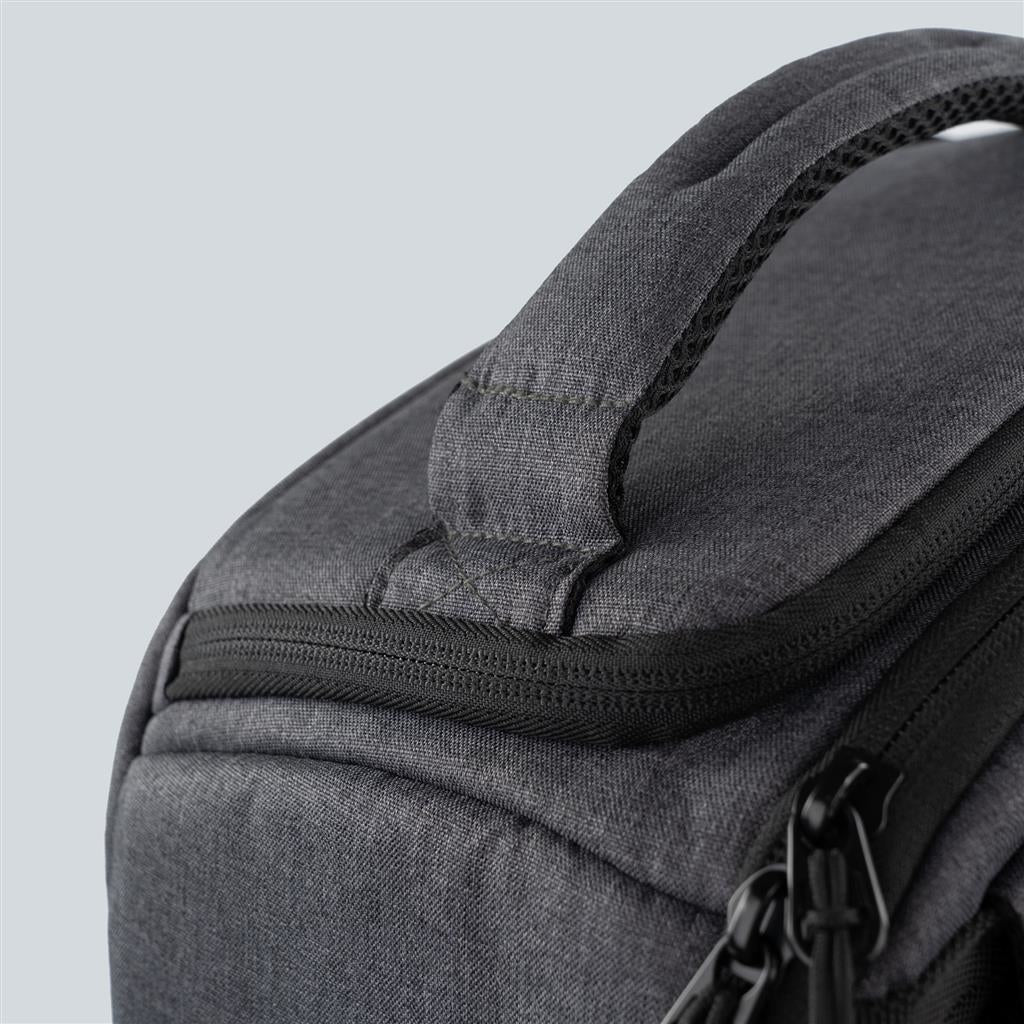 Dörr Kamerarucksack – 200 × 480 × 310 mm, 16 l – Polyester, grau, Regenhülle, Brustgurt