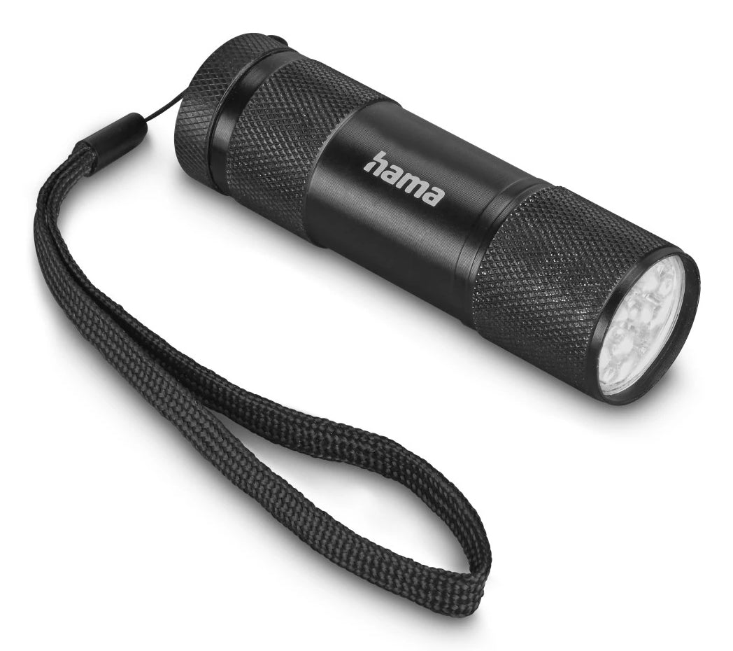 Hama Taschenlampe FL25 – 25 lm, 3× AAA, 2 h Laufzeit – Blau