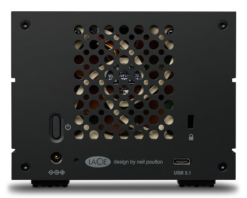 LaCie 2big RAID 8 TB – Thunderbolt 3, USB-C, 2 × 3,5" HDD, hot swappable