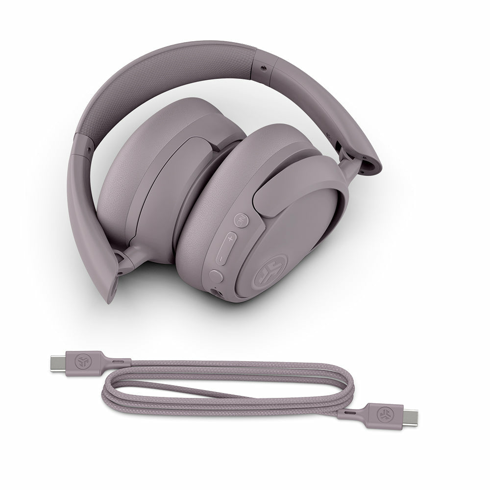 JLab JBuds Lux Over-Ear Kopfhörer – ANC, BT 5.3, Violett