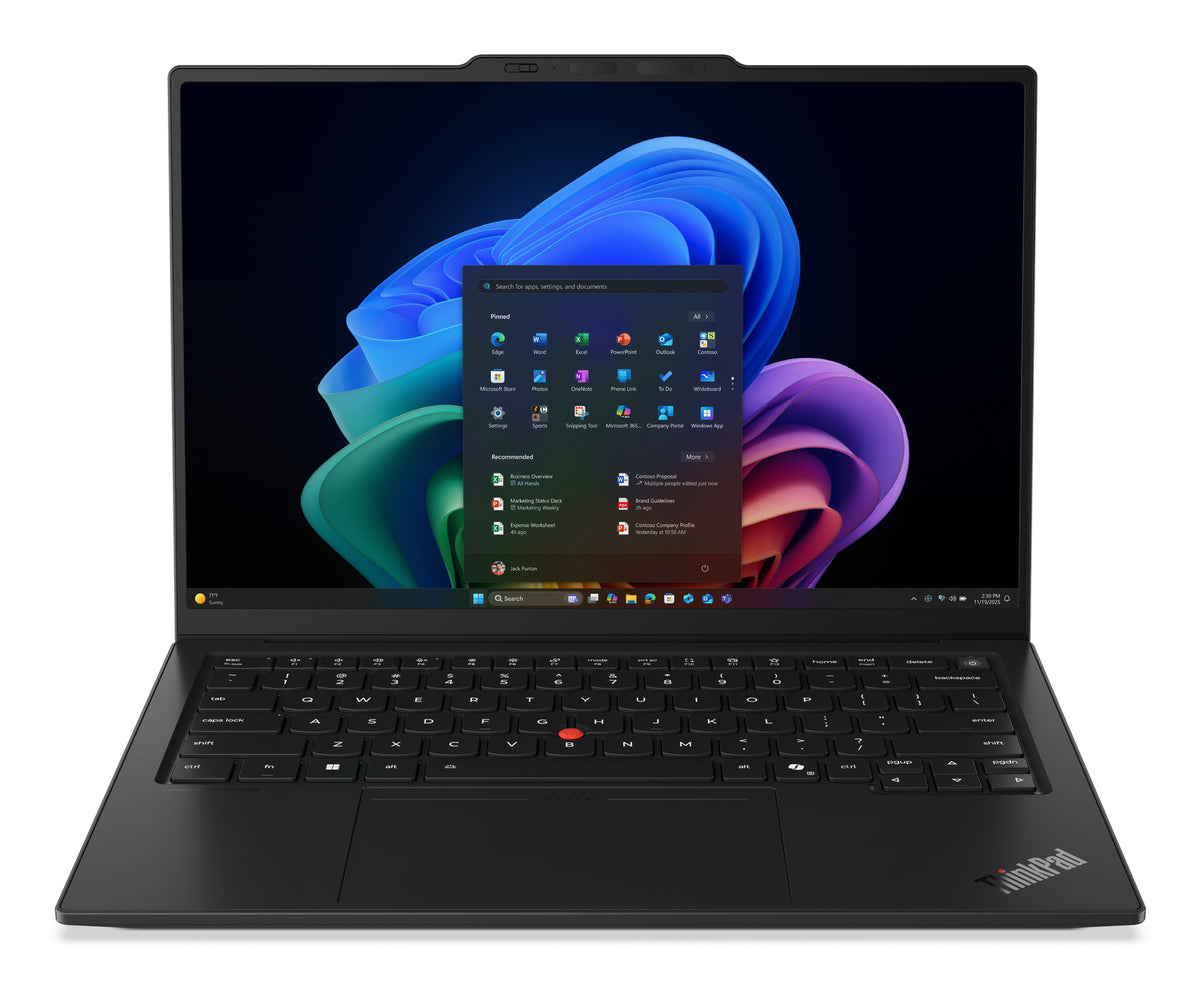 Lenovo ThinkPad X1 Carbon Gen 14 – 14" WQXGA+ OLED Touch, Core Ultra 7 355, 32 GB, 1 TB SSD, 5G, Win 11 Pro