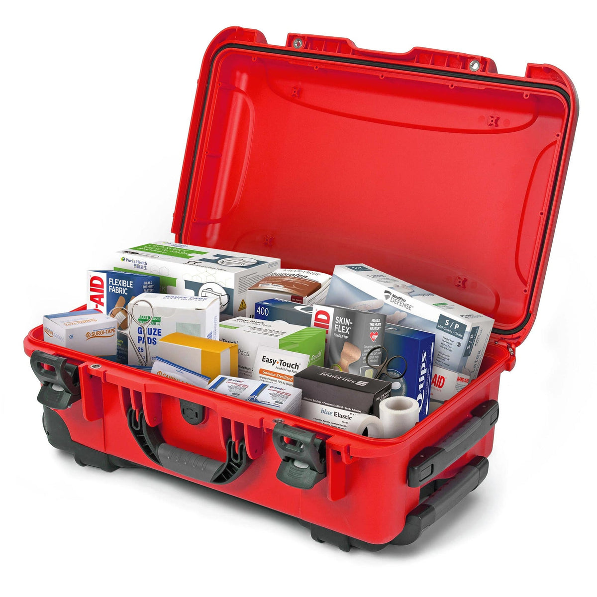 Nanuk Schutzkoffer 935 Erste Hilfe – Kunststoff, wasserdicht, Rot, 55,9 × 22,9 × 35,6 cm